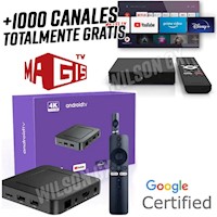 Convertidor Tv Android Certificado Con Entrada De Red Versión 2024 4k